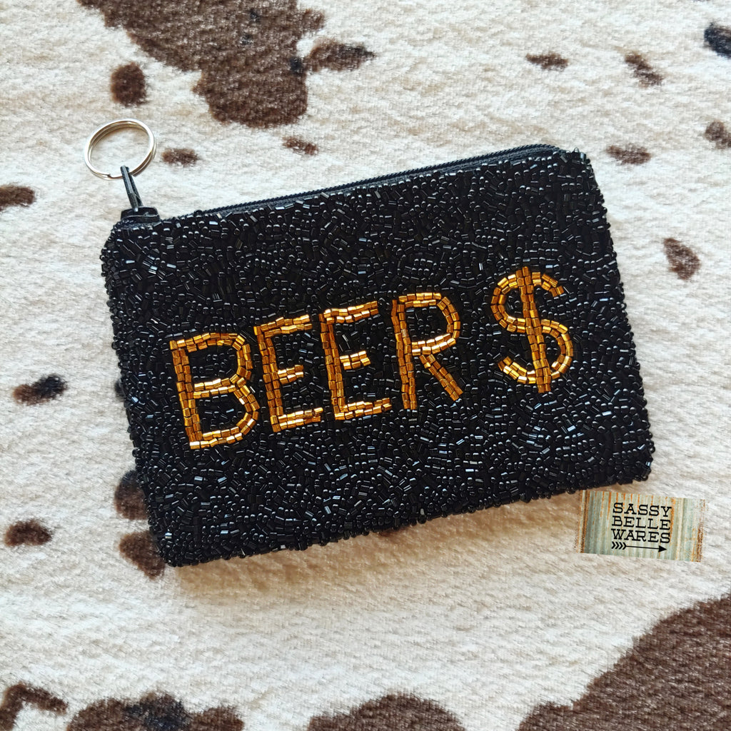 Beer Money Mini Clutch Coin Purse