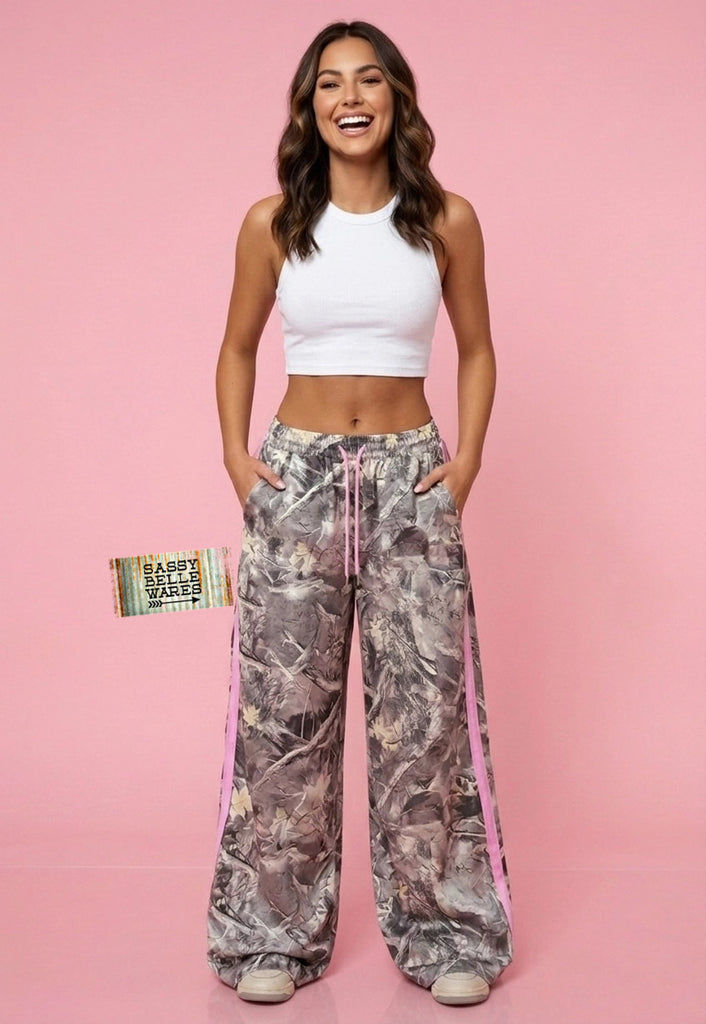 Camo Wide Leg Lounge Pants