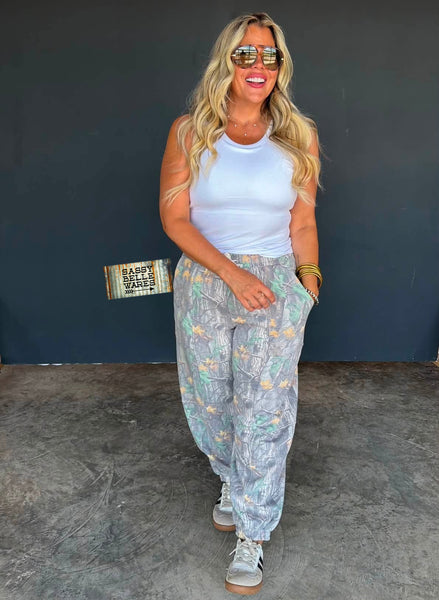 Forest Camo Jogger Sweatpants