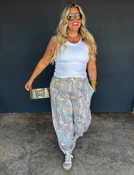 Forest Camo Jogger Sweatpants