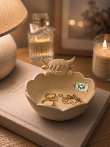 Highland Cow Trinket Dish