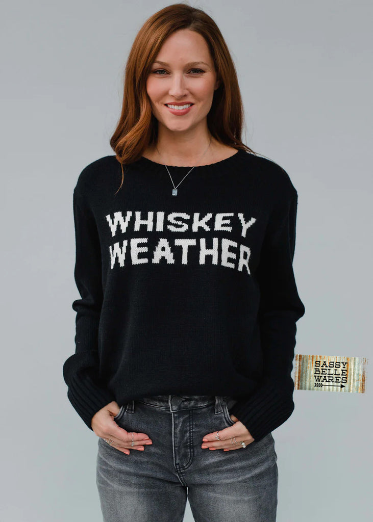 Whiskey Weather Sweater - Black
