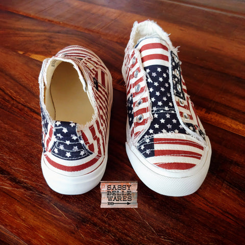 Corkys Babalu Flag Sneakers