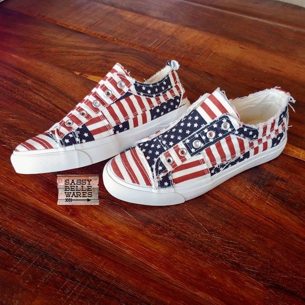 Corkys Babalu Flag Sneakers