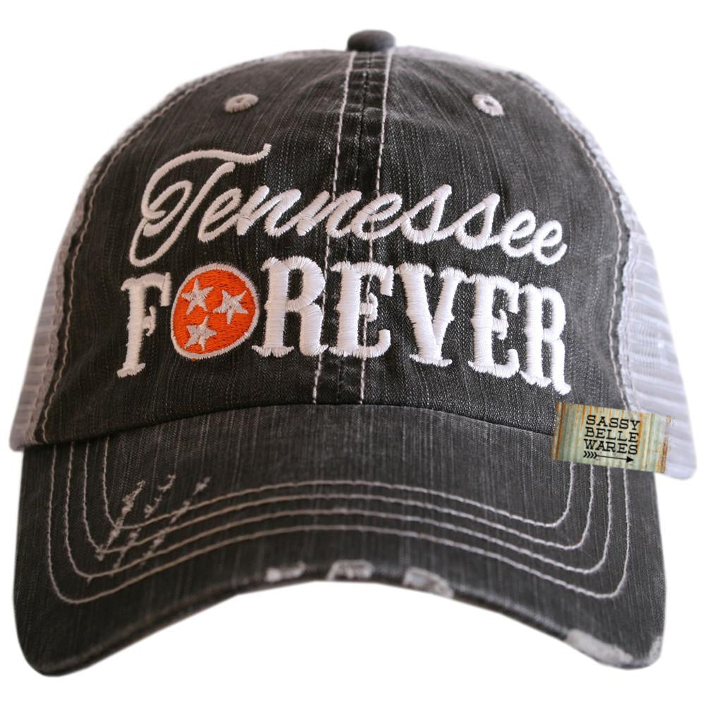Tennessee Forever Tri Stars Hat - Orange and White