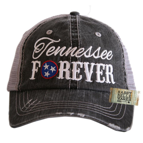 Tennessee Forever Tri Stars Hat - Red White and BLue
