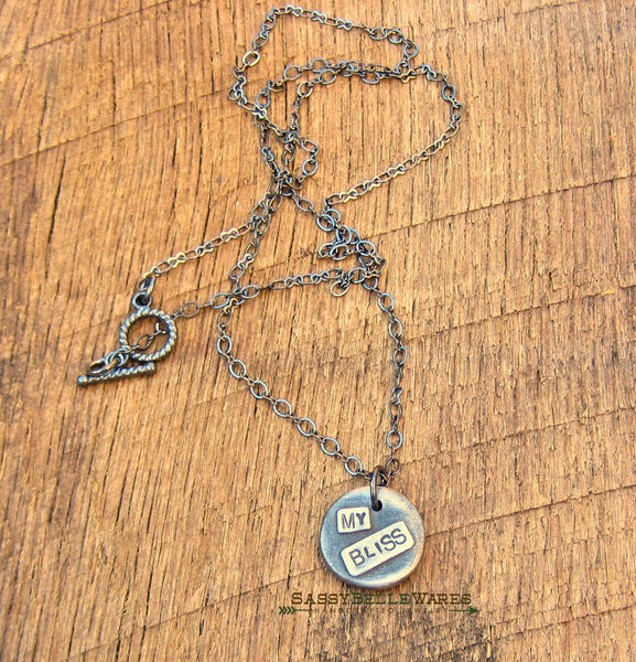 Music is My Bliss Reversible Necklace