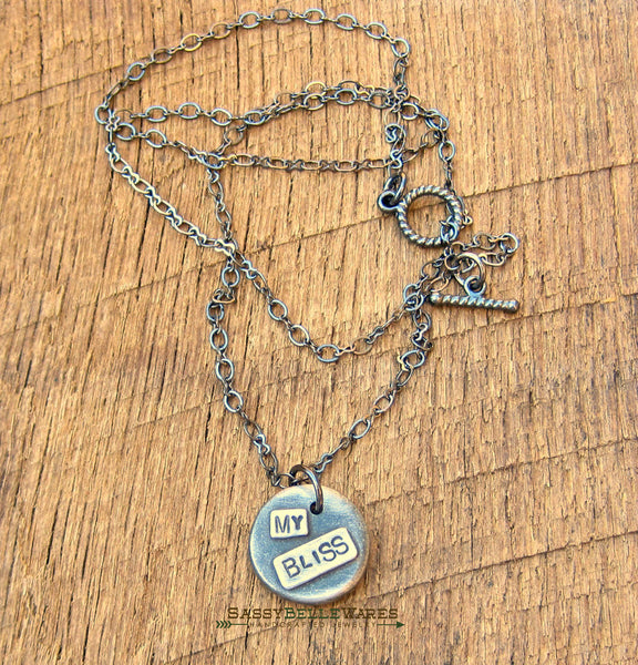 Music is My Bliss Reversible Necklace