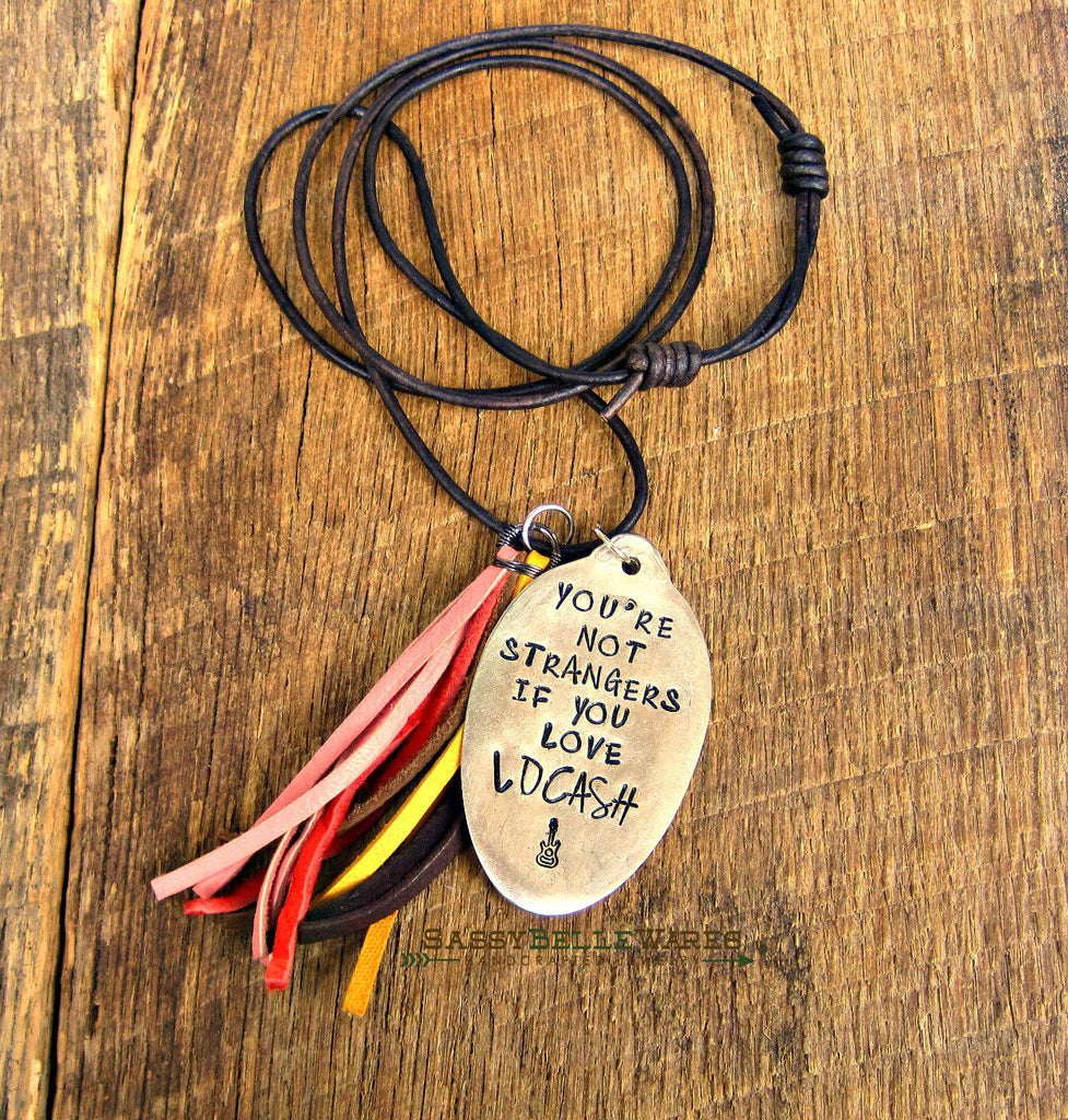 You're Not Strangers If You Love LOCASH Leather Tassel Necklace