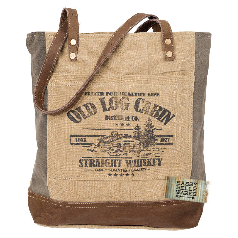 Old Log Cabin Distilling Co. Whiskey Tote