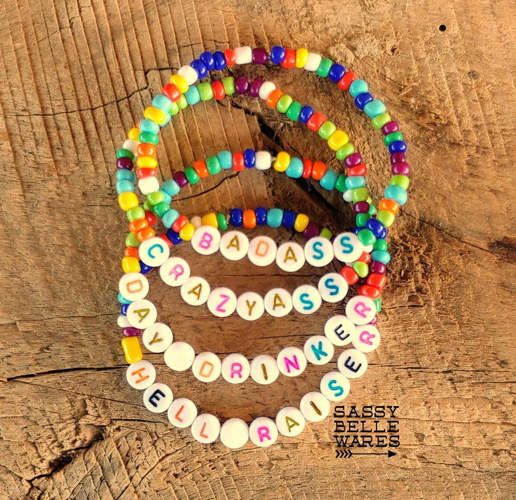 Custom Beaded Bracelet Design Your Own Personalized Handmade | Etsy |  Beaded bracelets, Beads bracelet design, Blue beaded bracelets